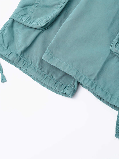 Plus-Size Men'S Outdoor Washing Multi-Pocket Tooling Tactical Shorts with Drawstring to Leave a Pocket Suitable for Outdoor Activities Such As Mountaineering And Camping, Plus Size