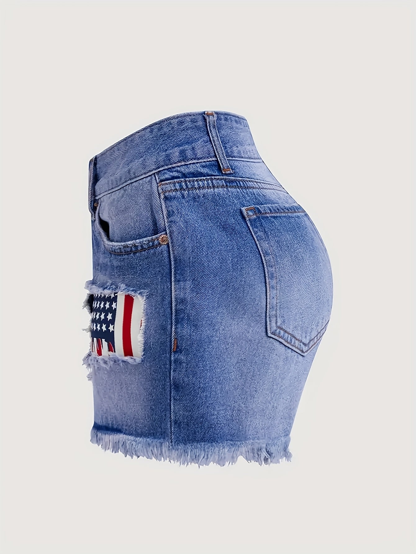 Women's Summer Casual Shorts - Retro Loose Wide-Leg with Frayed Edges & Front Buttons, Mid-Rise 100% Polyester, Lightweight 300gsm Breathable Fabric for Beach, Picnics, Casual Outings