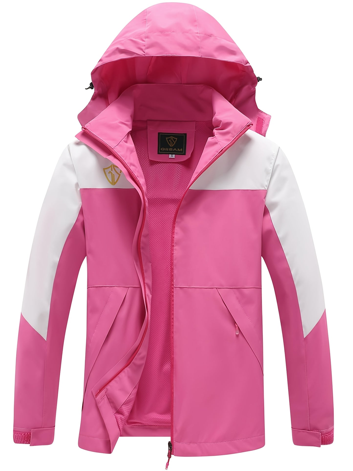 Women's Outdoor Sports Windbreaker, Rain Coat Women, High Quality Jacket Women, Rain Jacket Women, Impermeables Para La Lluvia De Mujer, Lightweight Hooded Mountaineering Suit with Pockets and Detachable Hat.