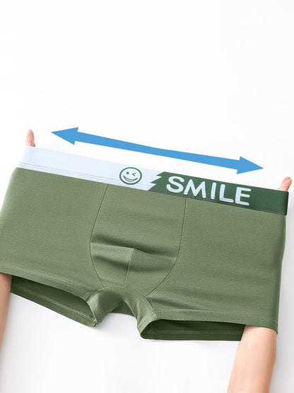 6pcs Men's Boxers, Comfortable And Breathable Boxers, Soft, Lightweight, Comfortable, New Men's Briefs for Spring And Summer