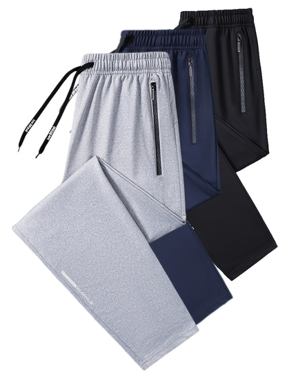 Men'S Sweatpants with Drawstring And Pockets, Regular Fit And Cuffed Sports Trousers for Spring And Autumn Running And Daily Outerwear-Pants for Men