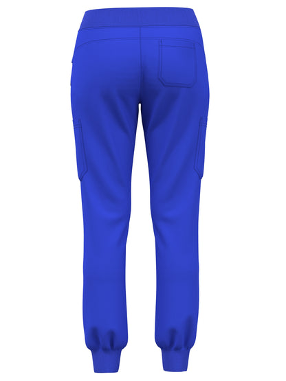 Scrub Pants for Women Jogger Pants with 5 Pockets Rib Waistaband Light Ultra Soft 4 Way Stretch 423