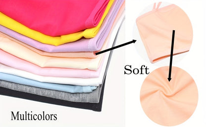 Random 12-pack Solid Color Girls Seamless Bras, Comfortable And Breathable Sports Bras With Cross Shoulder Straps, Cute And Fashionable Training Bras, Suitable For Teenagers And Students A 7-16 Years Old