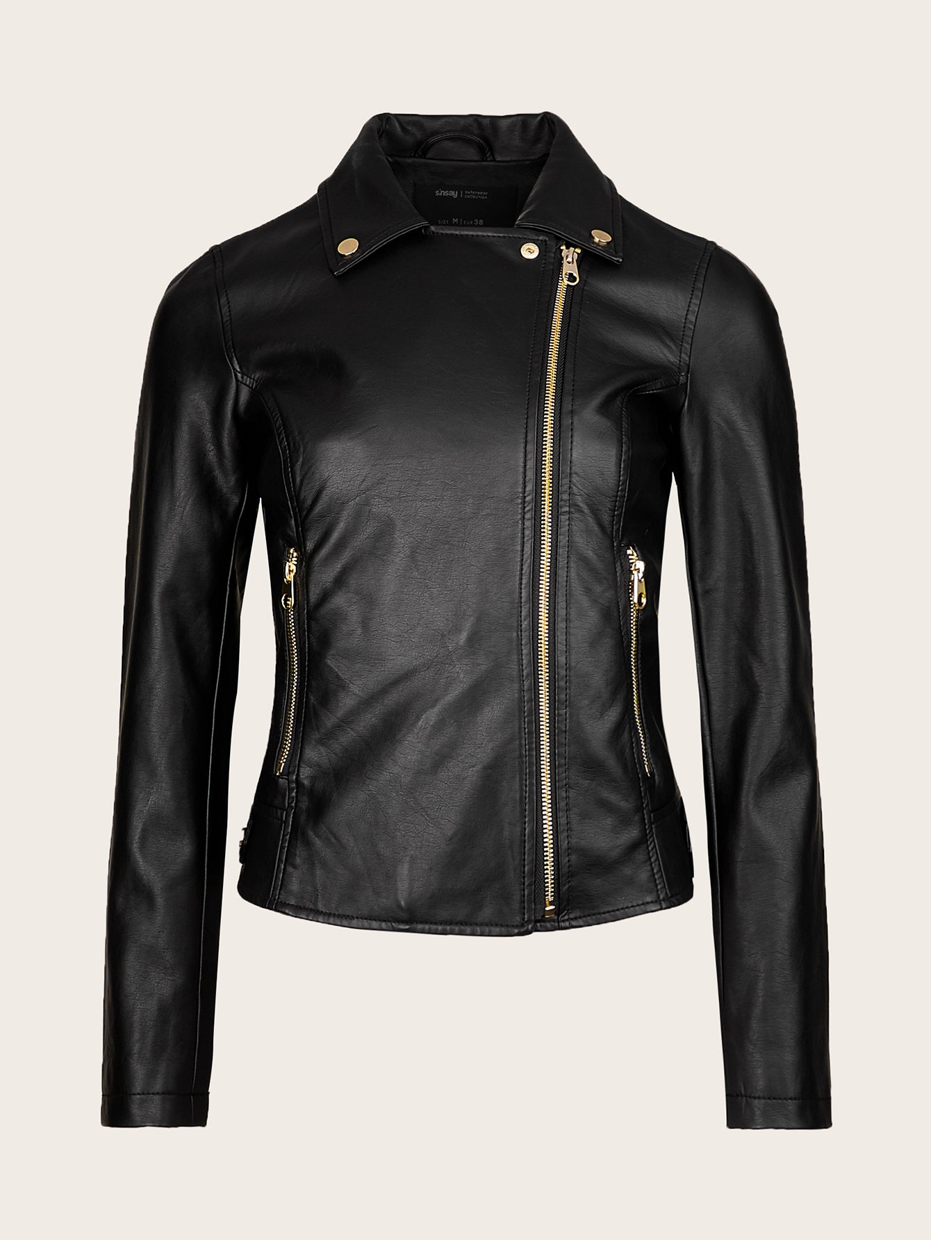 Women’s Faux Leather Moto Jacket – Chic, Edgy & Timeless