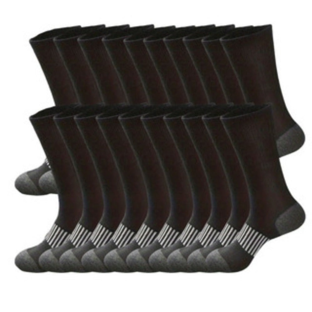 Men's Thermal Crew Socks - 40-Pair Pack