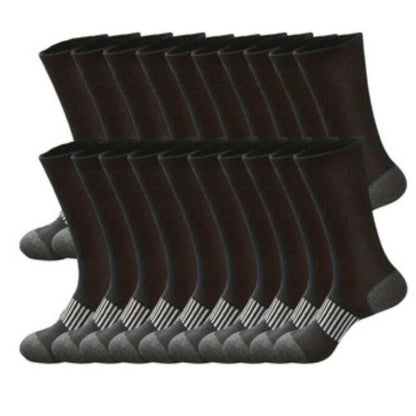 Men's Thermal Crew Socks - 40-Pair Pack