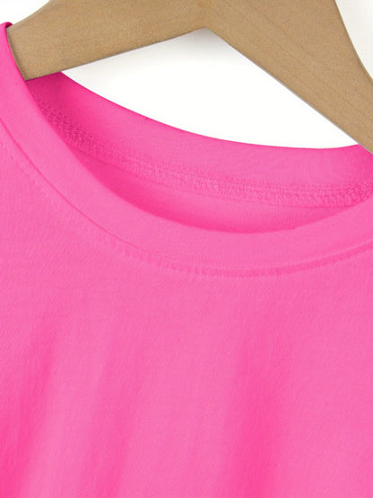 Girls' Graphic T-Shirt - Short Sleeve Summer 4197