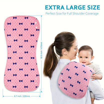 Baby Burp Cloths With Snap Large Size 3-Layers Thicken Super Absorbent And Soft Baby Spit Up Burping Rags Baby Burp Cloth Set For Boys 12 Pack
