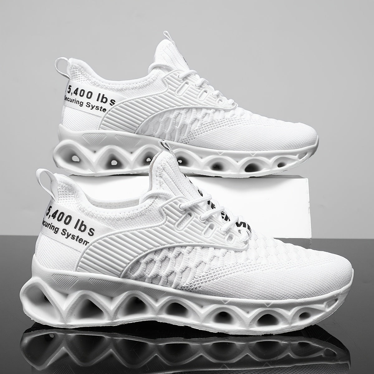 Men'S Breathable Sneakers - Lightweight Non-Slip Sneakers for Running, Walking, And Training
