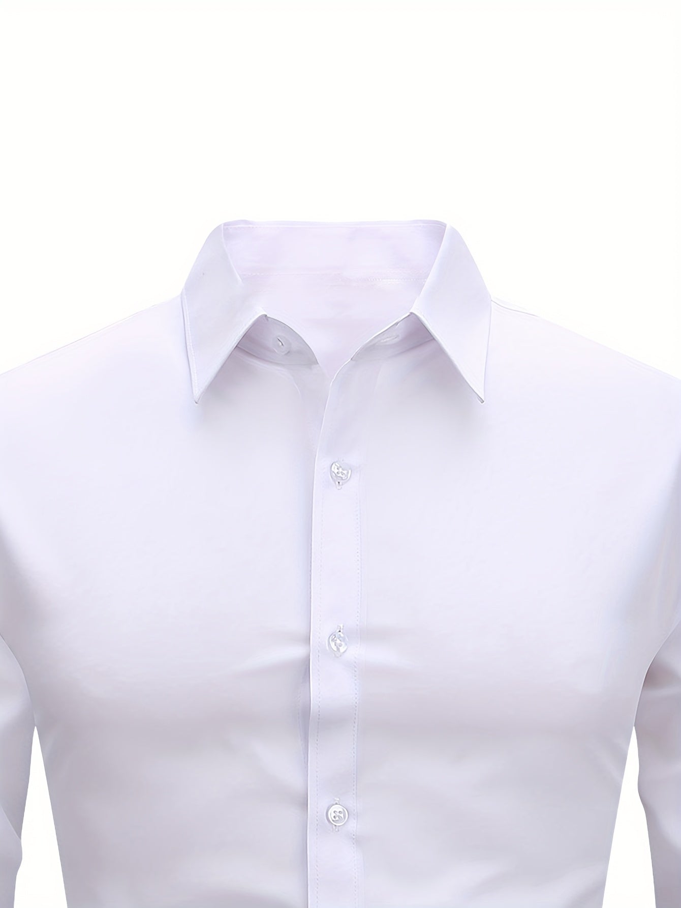 2pcs Set Of Men'S Plus-size Long-sleeve Shirts, 2XL To 6XL Size Shirts For Chubby Men, Versatile Plus-size Shirts For Daily Commuting, Summer Cool Shirts, Easy-care Wrinkle-resistant Plus-size Business Shirts, Gifts For Family