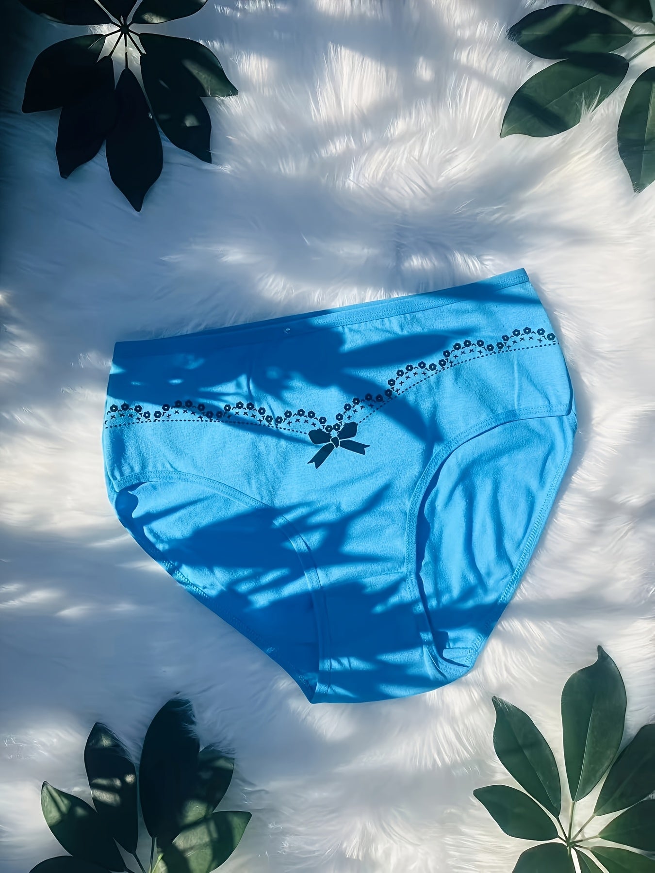 [Women Underwear] 12pcs Set Of Women'S Underwear, Decorated With Butterfly Flower Decorations, Skin Friendly And Breathable, Comfortable And Soft, Elegant And Fashionable Women'S Underwear