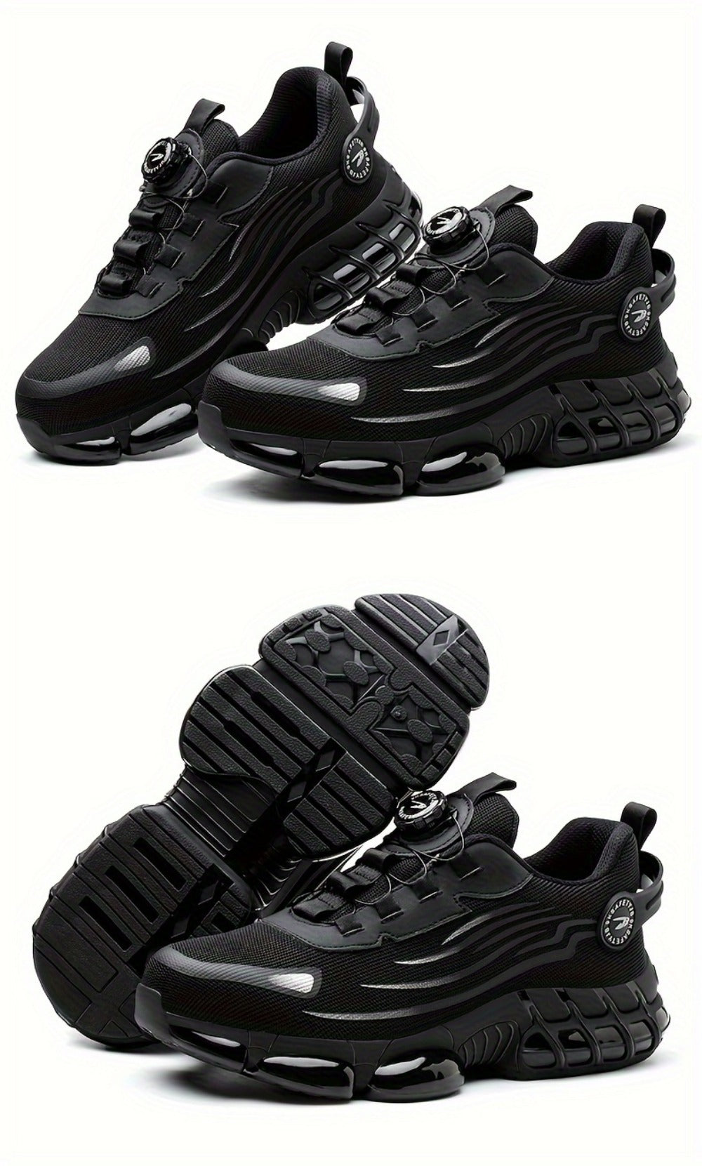 Unisex Work & Safety Shoes - Crush Resistant & Slip-On 610149