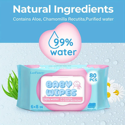 Baby Wipes - 8-pack Wet EDI Pure