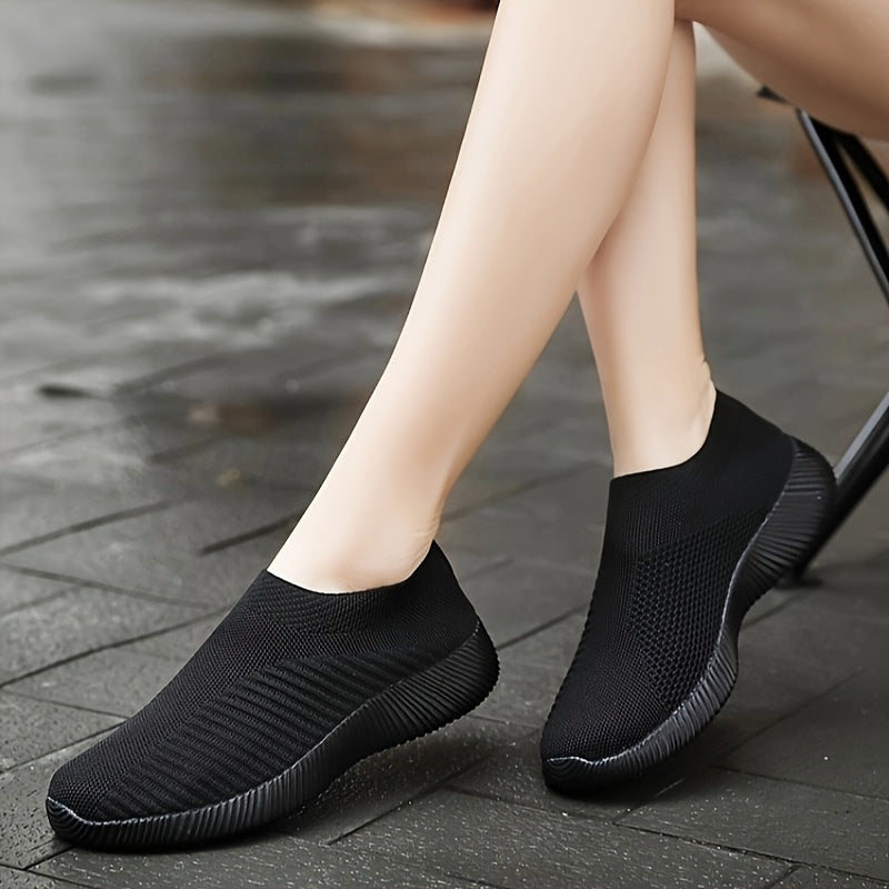 [Mesh Light Breathable Shoes] Women's Mesh, One Foot Socks, Shoes, Ultra Light, Breathable, Soft Sole, Lazy, Unisex, Suitable for Watching Sports, Daily Commuting, Anti Slip, Versatile Casual Shoes, Women Shoes, Sneakers