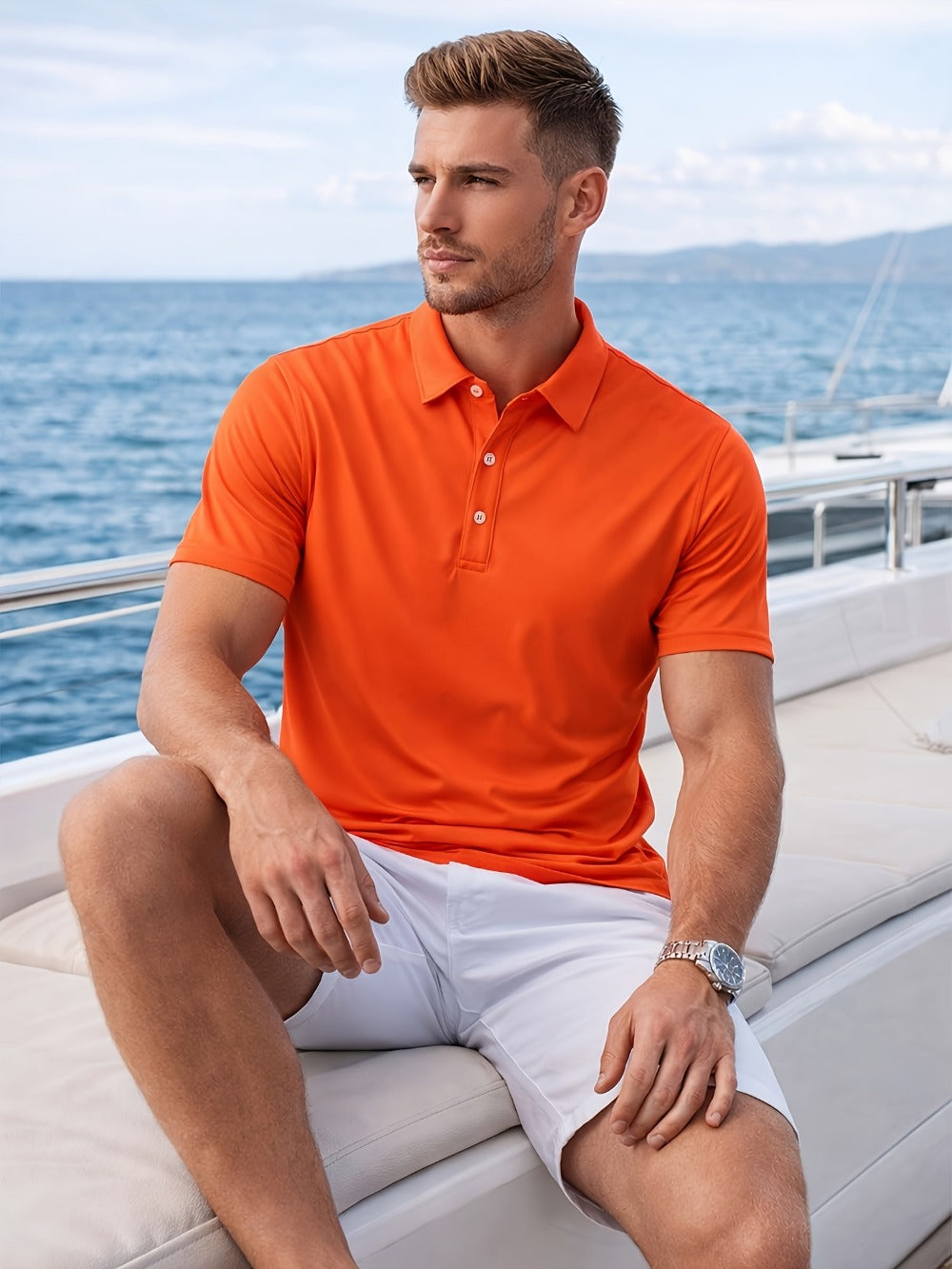 Men's Performance Shirt - Collared Short Sleeve 196389