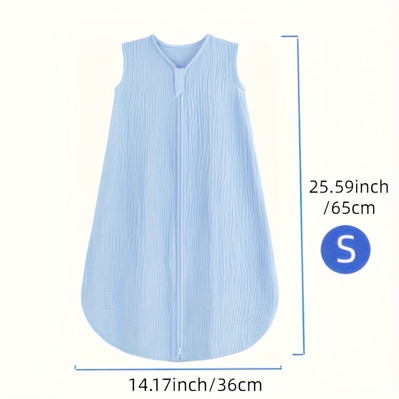 Infant Sleep Bag for Ages 0-18 Months Made from 100% Muslin, Features a 2-Way Zipper, Cozy And Flexible Wearable Blanket, Versatile Pajamas for Babies, Ideal for Halloween And Christmas Gifts