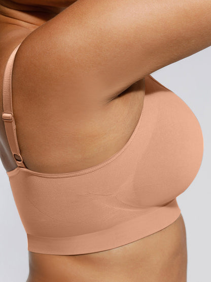 Women's Wireless Push Up Bra Stretch Comfort Bralettes No Underwire Bra Tshirt Bras Sports Bra