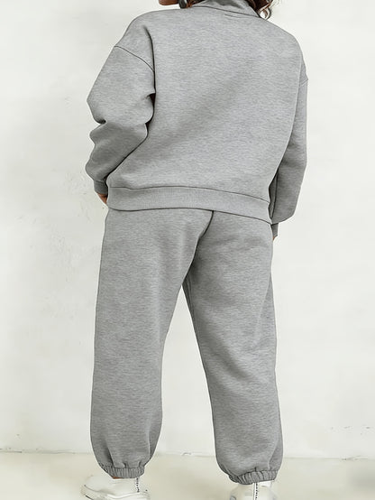 Women's Black Knit Zip-Up Pants - product view 19