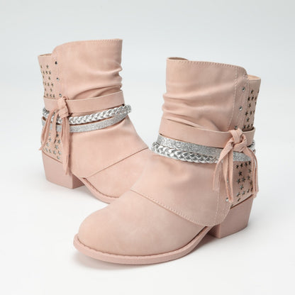 Girls Boots - Non-Slip Sole & Slip-On 735653