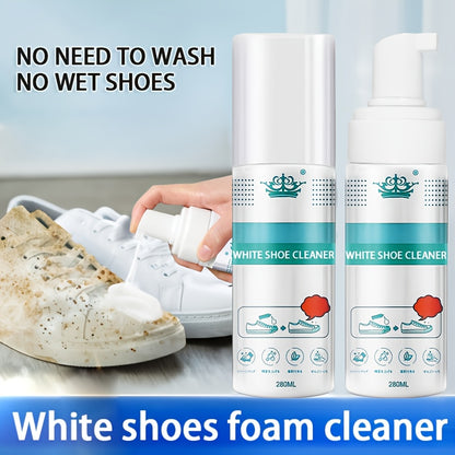 Ouyaaqi Small for white Shoe Cleaner, Advanced for white Shoe Cleaner, Suitable For White Sports Shoes Made Of Leather, Knitting, Canvas, Suede, PU Materials, Outdoor Camping, Cleaning Products, Comfortable Shoes, Multi-functional Cleaner