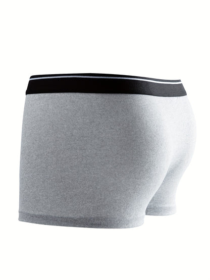 Men's 10pcs Men's Plain Flat Corner Underpants Polyester Shorts - product view 2