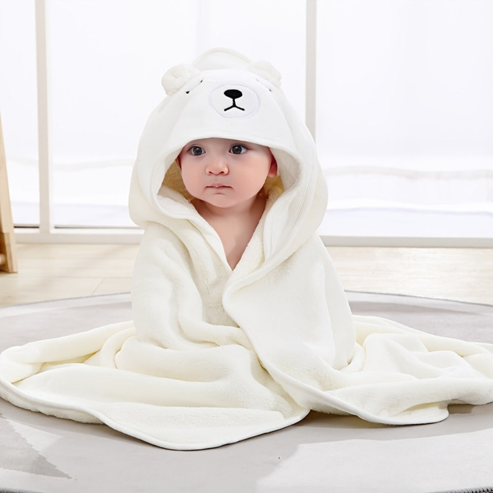Baby Hooded Towel Set - Soft Absorbent Animal Designs