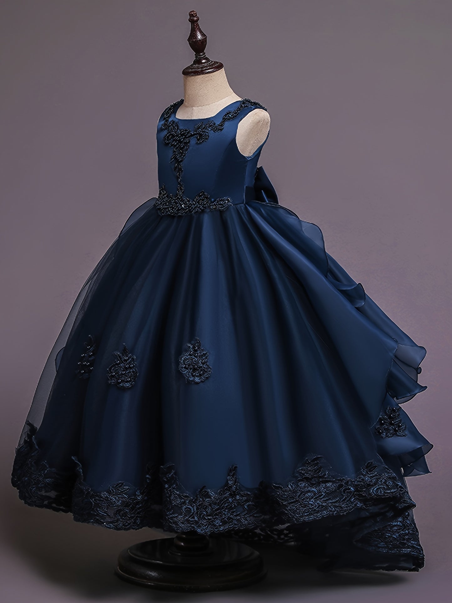 (Size Is Slightly Larger, Recommended To Purchase One Size Smaller Than Usual) Flower Dress Princess Puffy Tulle Dresses Bridesmaid Wedding Communion Birthday Party Pageant Maxi Prom Gown For Kids