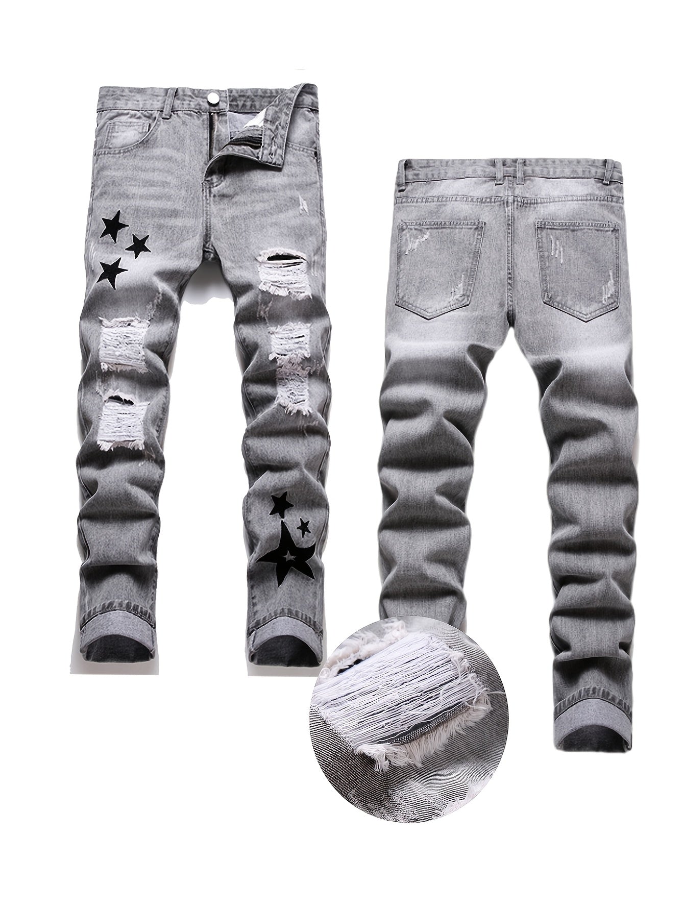 Grey Slim-Fit Jeans - product view 10