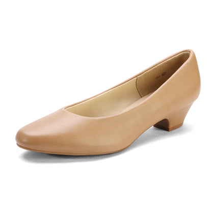 Women's Low Casual Chunky Heel Pump Shoes Comfort Elegant Design Low Chunky Heels Pumps Comfortable Round Toe Dressy Elegance Work Shoes Functional Design