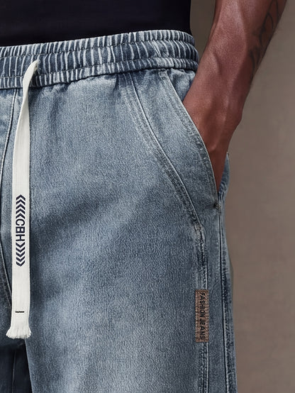 Men'S Jeans Summer Thin Loose Straight Leg Men'S Pants Trendy Brand Casual Simple Versatile Long Pants Men