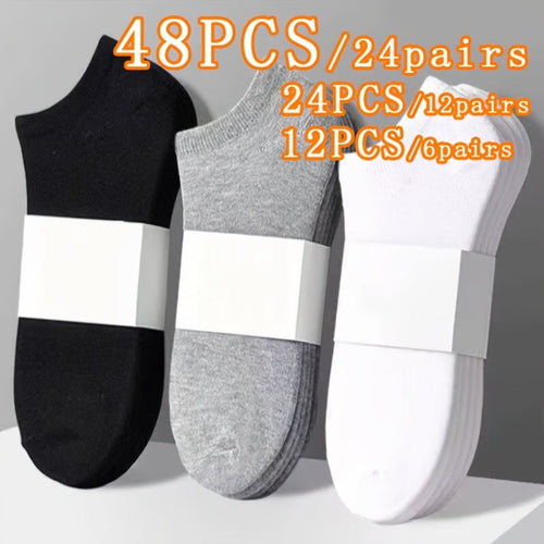Women's Solid Color Socks - Breathable Multi-Pack