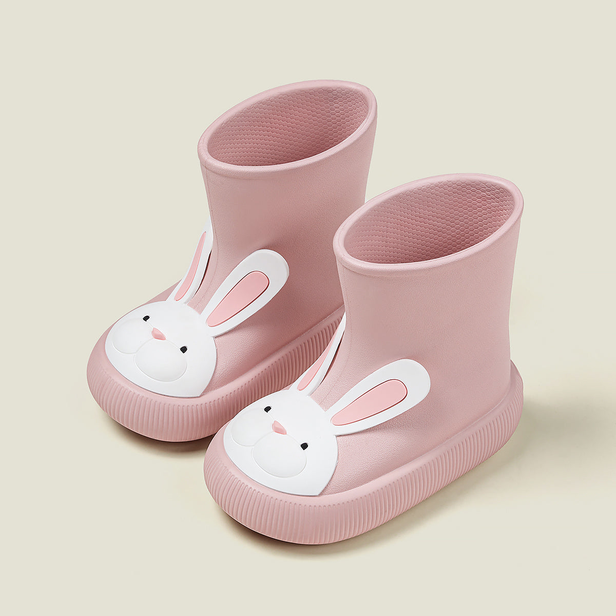 Slipolini Bear Paw and Bunny Paw Children's EVA Boots - Adorable Bear and Bunny Designs, Waterproof, Available in Yellow and Pink, Non-Slip Sole, Lightweight EVA Material - Perfect for Outdoor Adventures, Rainy Days, and Playtime in Any Weather