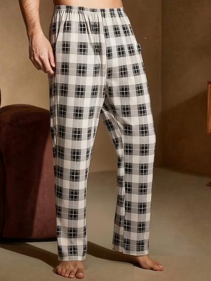 Men's Pajama Pants - Plaid Style 658405