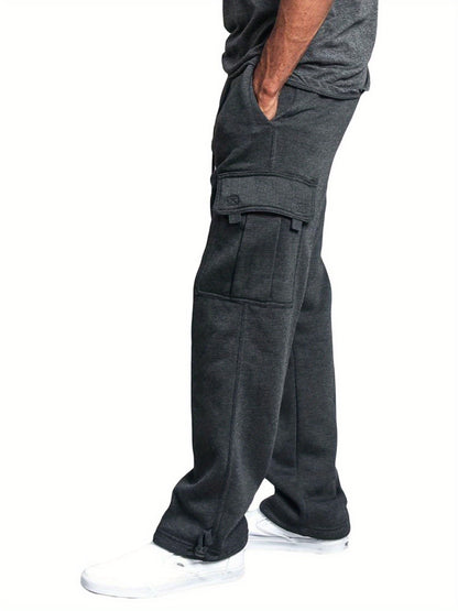 Men's Casual Pants - Elastic Waist