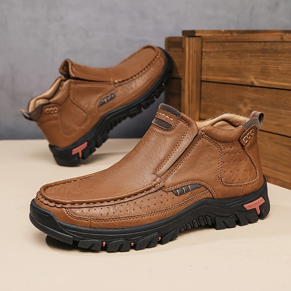 Men's Walking Shoes - Breathable Comfort & Cushioned Support