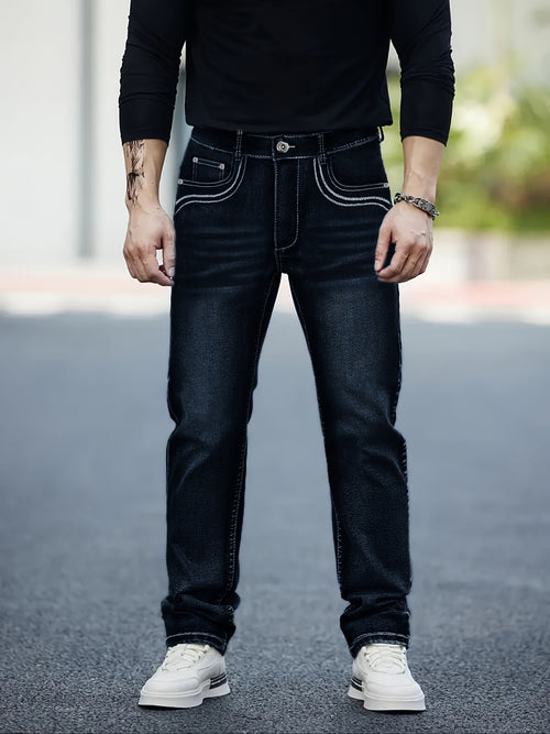 Fashion Slim Stretch Men's Jeans - Comfortable And Versatile Men's Jeans That Can Be Worn In All Seasons