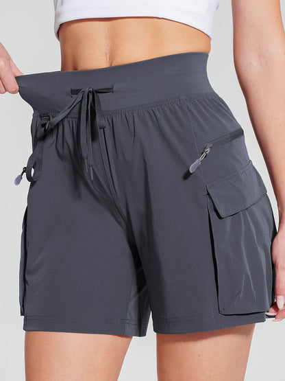 Women's Hiking Cargo Shorts Quick Dry & 50+ Ultra Comfortable High Quality Lightweight Workout Shorts with Big Zipper Pockets for Women Golf Athletic Spring & Summer Essential, Perfect for Going Out