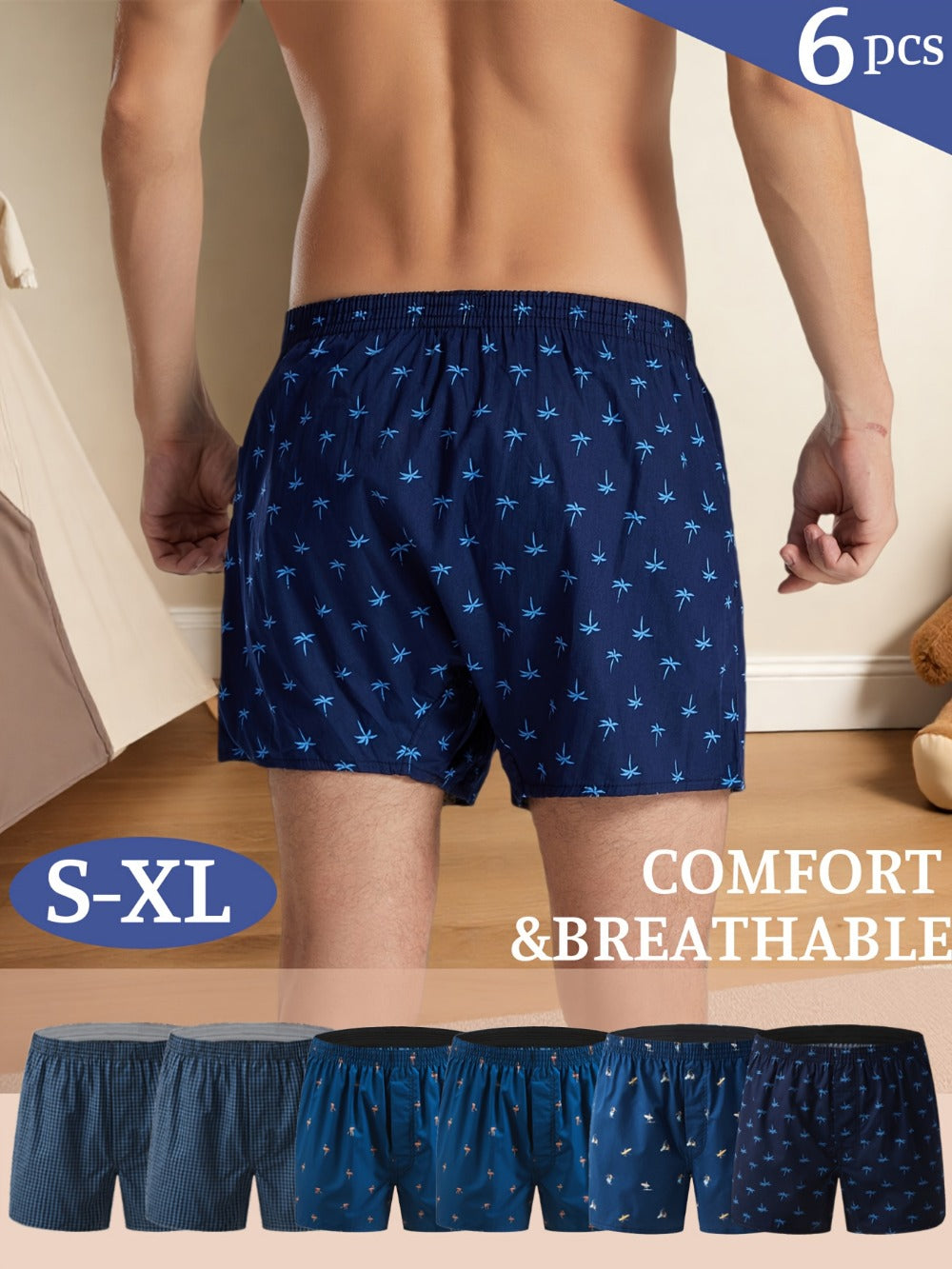 Men's Boxer Shorts - Stretch Classic