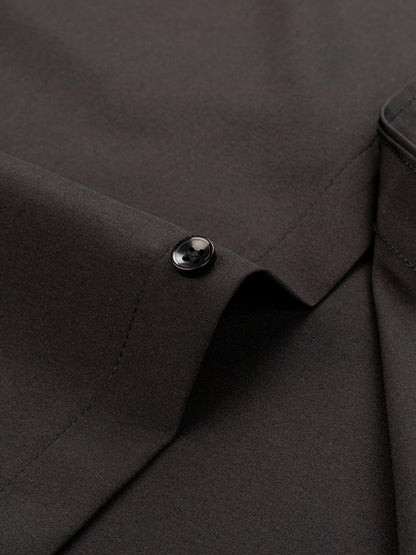 Men'S Long-Sleeve Button-Up Shirt Suitable for Semi-Formal Occasions in Spring And Summer Business Settings