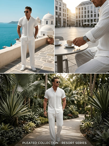 Men's Two-Piece Outfit Set - Short Sleeve 013925