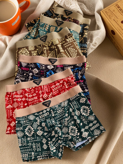 Men’s 6-Pack Boxer Briefs - Breathable Daily Comfort