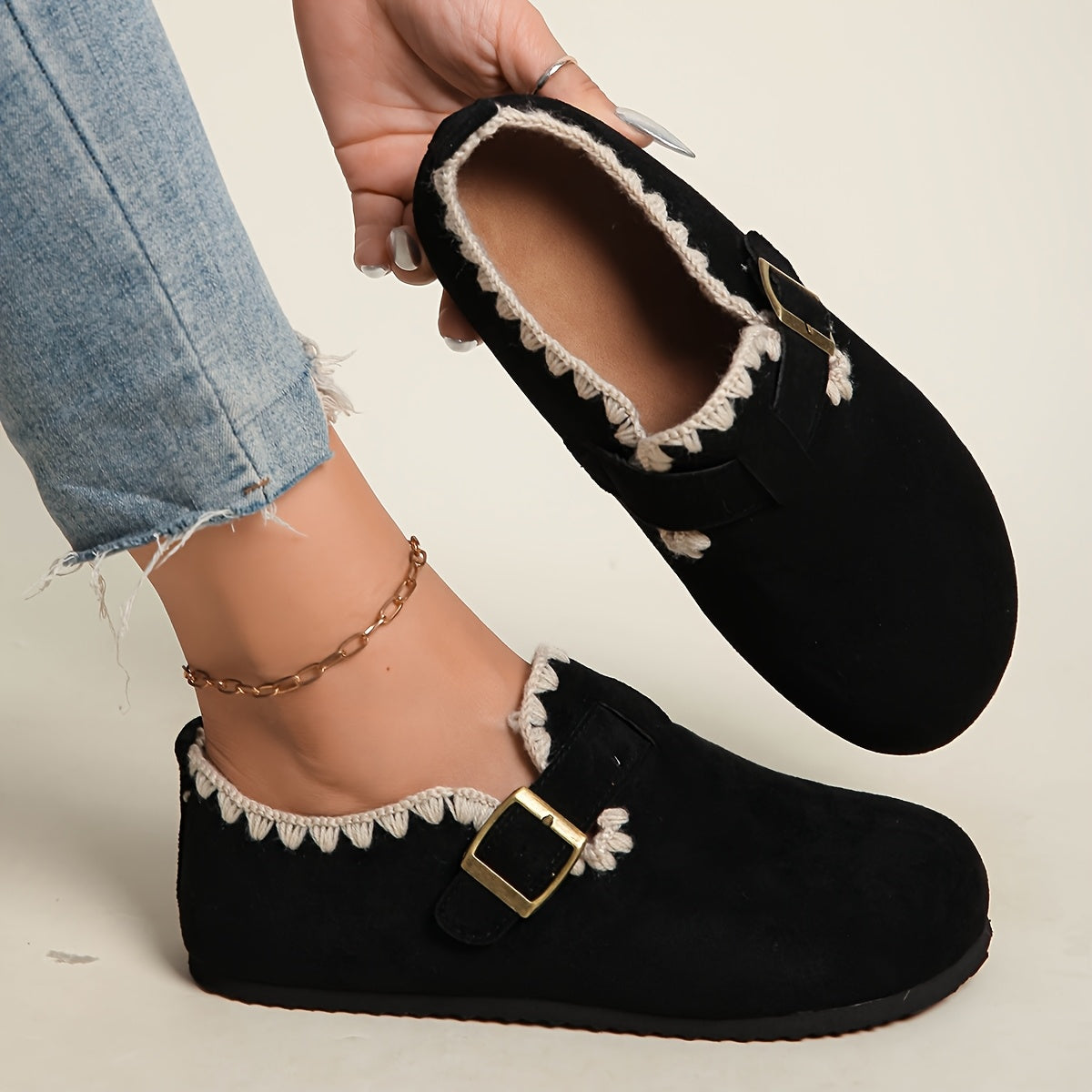 Women's Black Shoes - product view 2