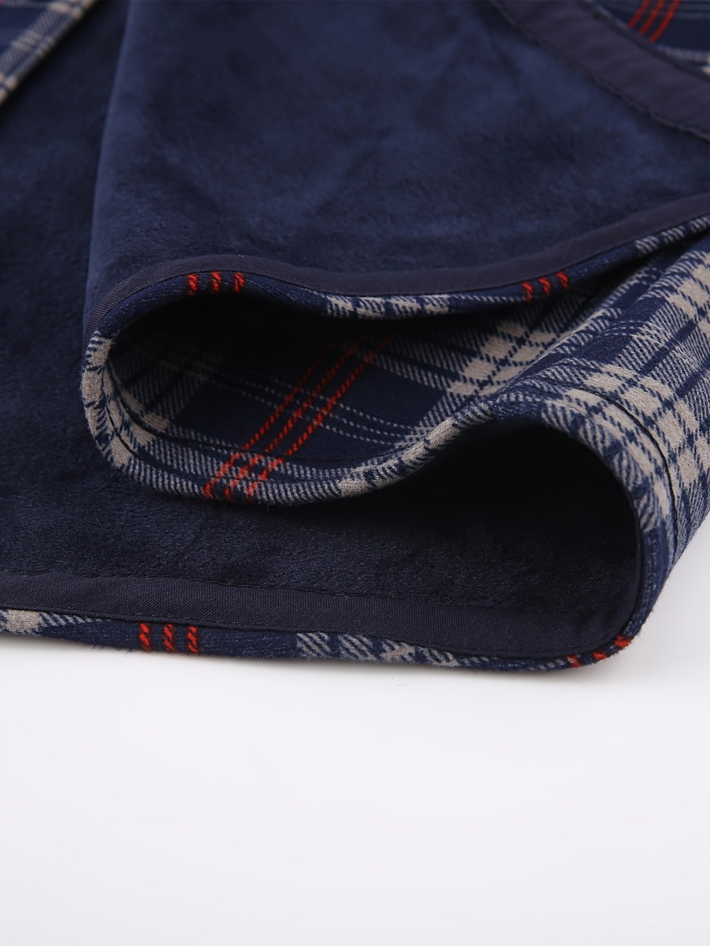 Unisex Lightweight Plaid Single-Breasted Jacket