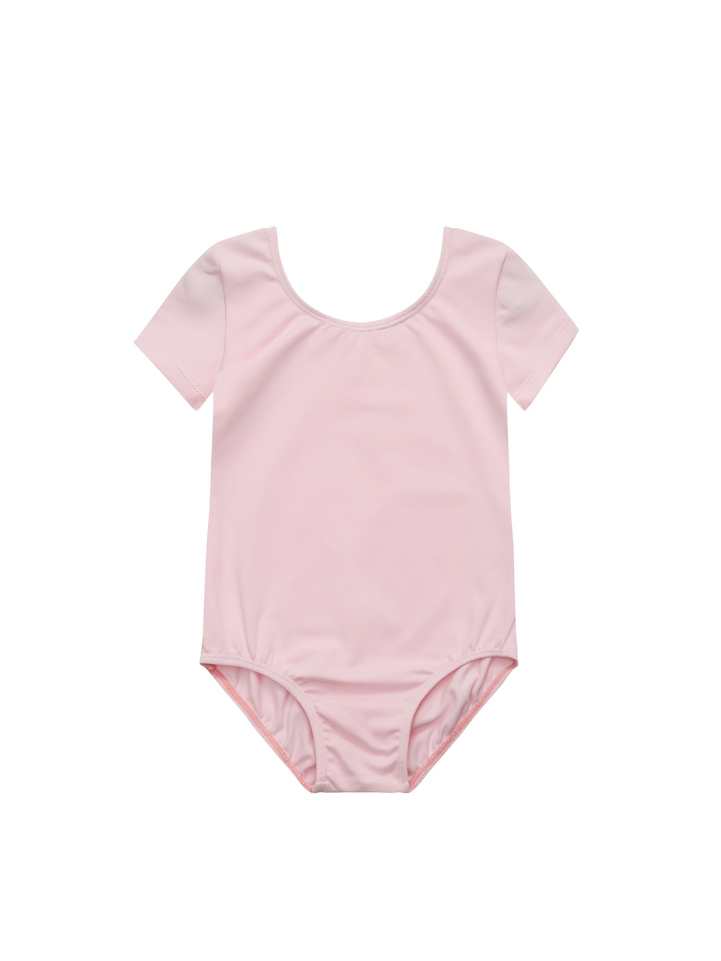 Toddler Girls Ballet Leotard, Short Sleeve Round Neck Dance, Perfect for Outdoor