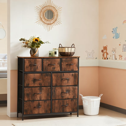 Wardrobe, Storage Cabinet, Large Storage Space, Upgraded Version Is More Sturdy And Easier To Install. Integrated Slide Rail, Fabric Drawer, Lightweight And Wear-resistant, Suitable For Office Storage