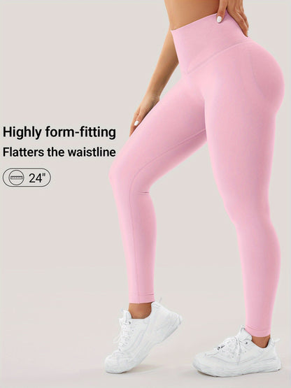 VOYJOY Women Impact Leggings Seamless Scrunch Butt Lifting Workout Leggings High Waisted Gym Yoga Pant