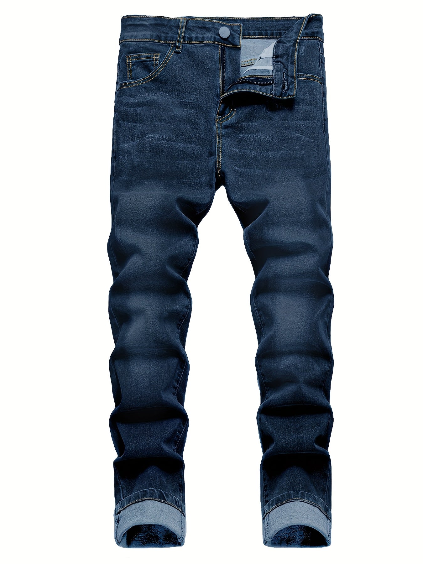 3-Pack Men's Slim Fit JeansClassic Versatile Stretch Denim, Year-Round Comfort