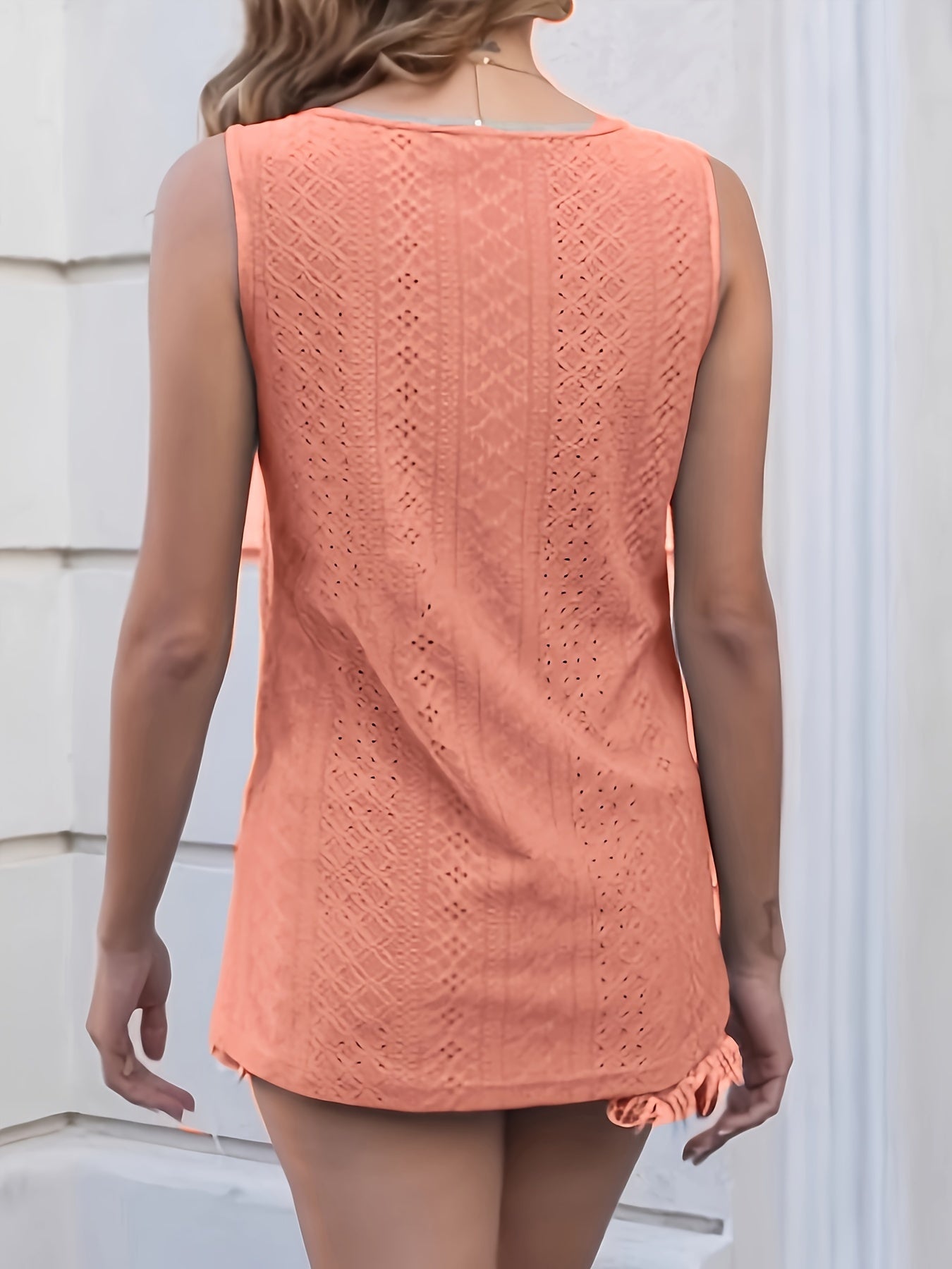Summer Ladies Trendy T-shirt V-neck Sleeveless Tops Casual Loose Comfortable Vest Women