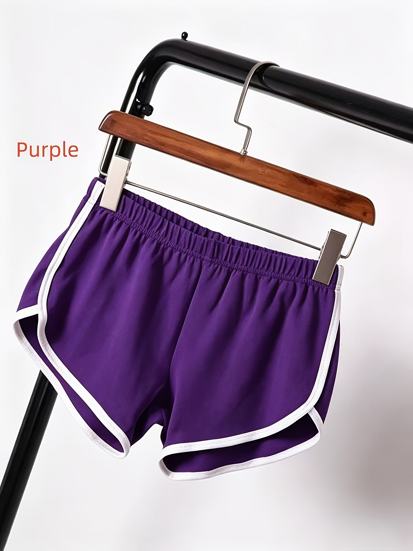 Women's 4 Packs Of Mixed Colors Polyester Striped Shorts - product view 12
