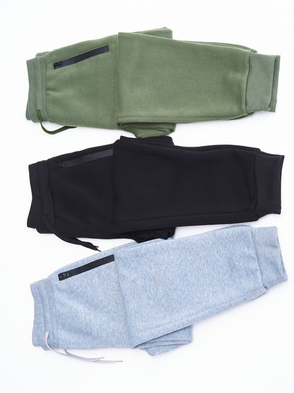 3Pk Boys Sweatpants Athletic Workout Kids Clothes Boys Joggers Pants with Zipper Pocket And Drawstring Size 4-20, Perfect for Outdoor